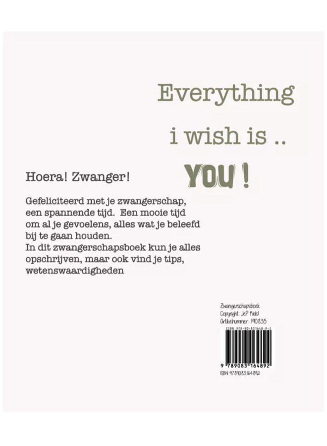 Jep Agency - Zwangerschapsboek smoke roze