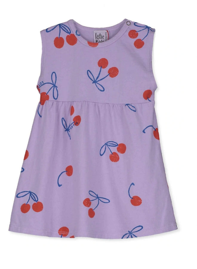 Lötiekids - Baby dress Cherries/Mauve