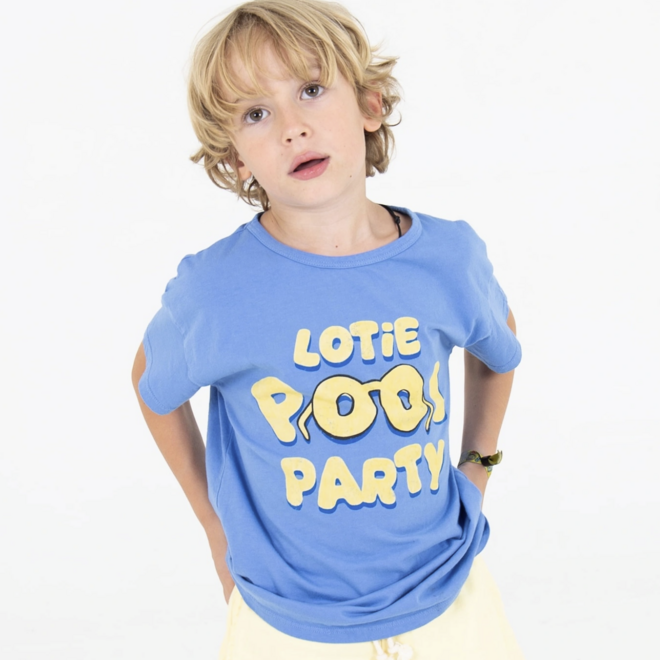 Lötiekids - T-shirt Pool party/Baja blue