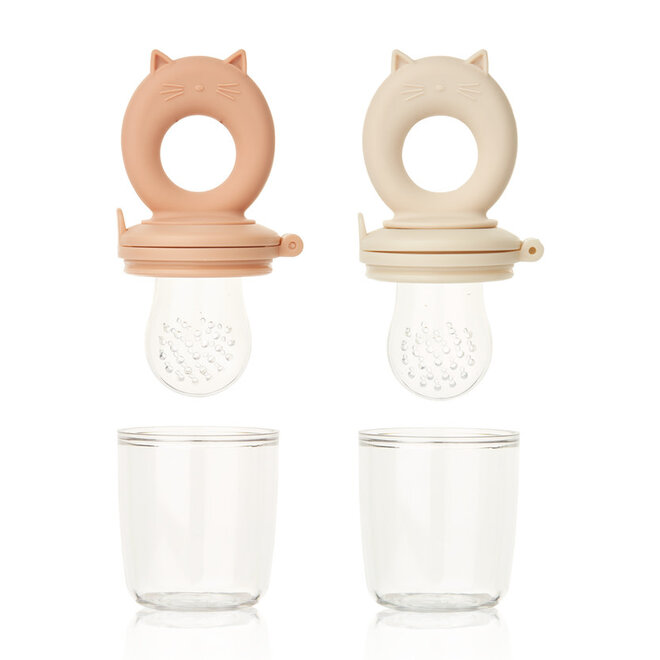 Liewood - Miranda Food Feeder 2-Pack Tuscany rose / Apple blossom