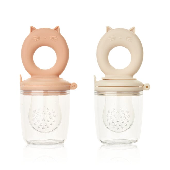 Liewood - Miranda Food Feeder 2-Pack Tuscany rose / Apple blossom
