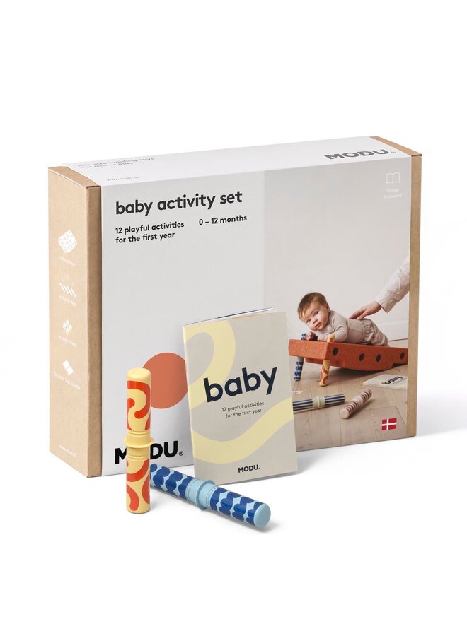 MODU - Activity Toy - BabySet Burnt Orange / Dusty Green