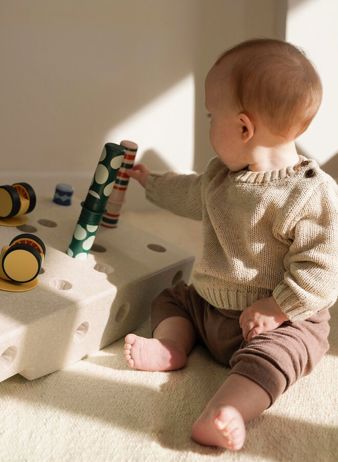 MODU - Activity Toy - BabySet Sand Grey / Honey Yellow