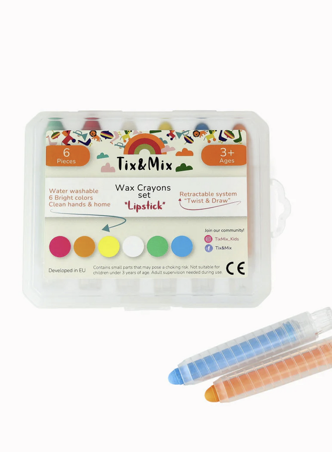 Tix & Mix - Crayons lipstick (set of 6)