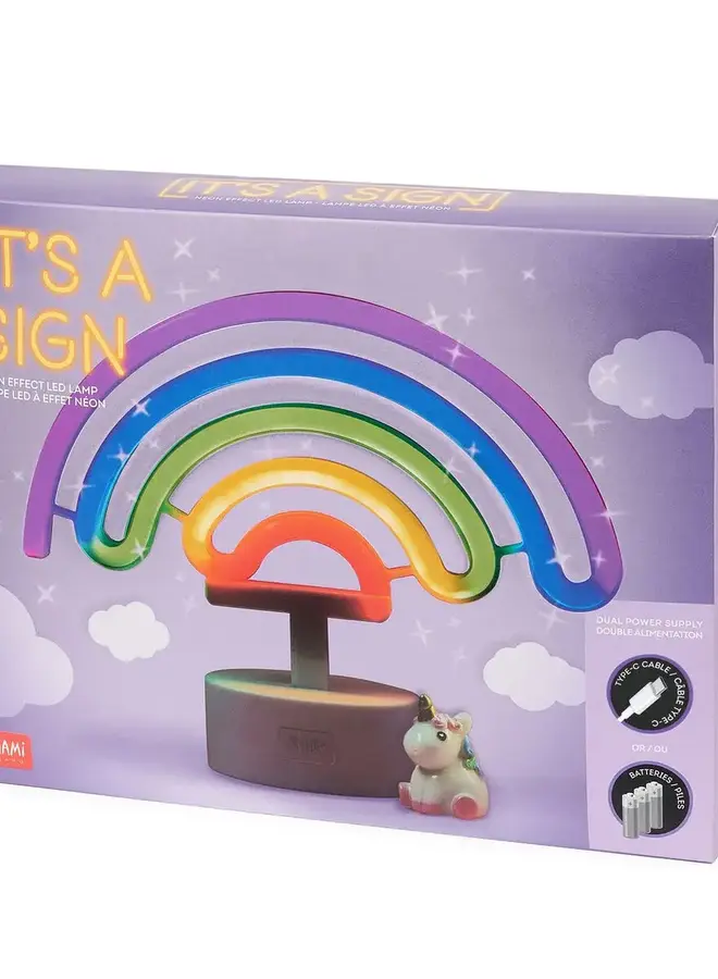 It's a sign - neon - Led lamp - rainbow