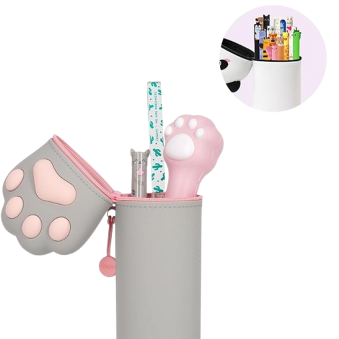 Legami - Silicone pencil case Kawaii Kitty paw