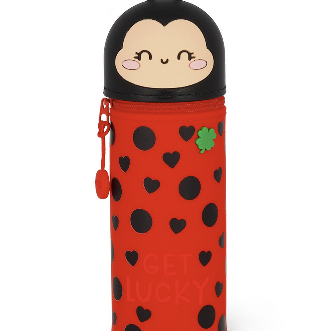 Legami - Silicone pencil case Kawaii Ladybug Limited
