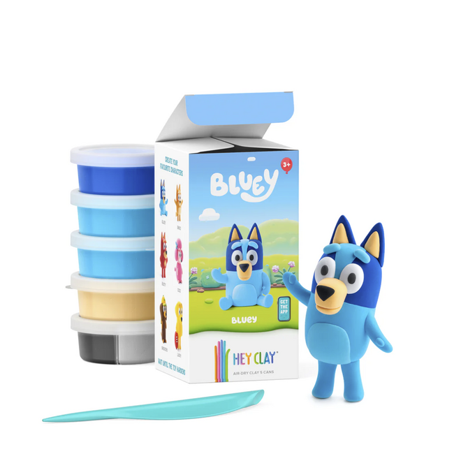 Hey Clay - Air dry clay - Bluey (5 cans)