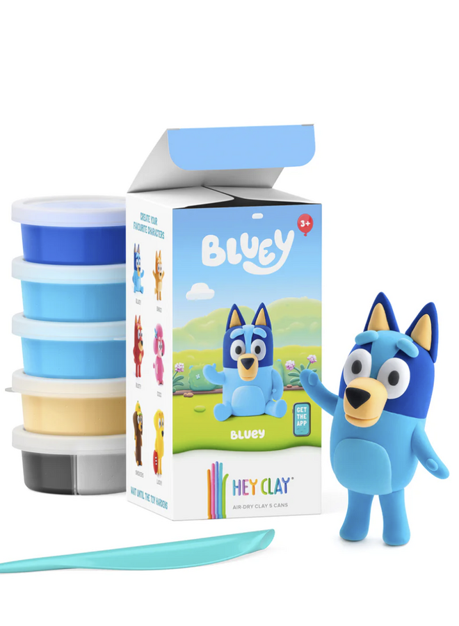 Hey Clay - Air dry clay - Bluey (5 cans)