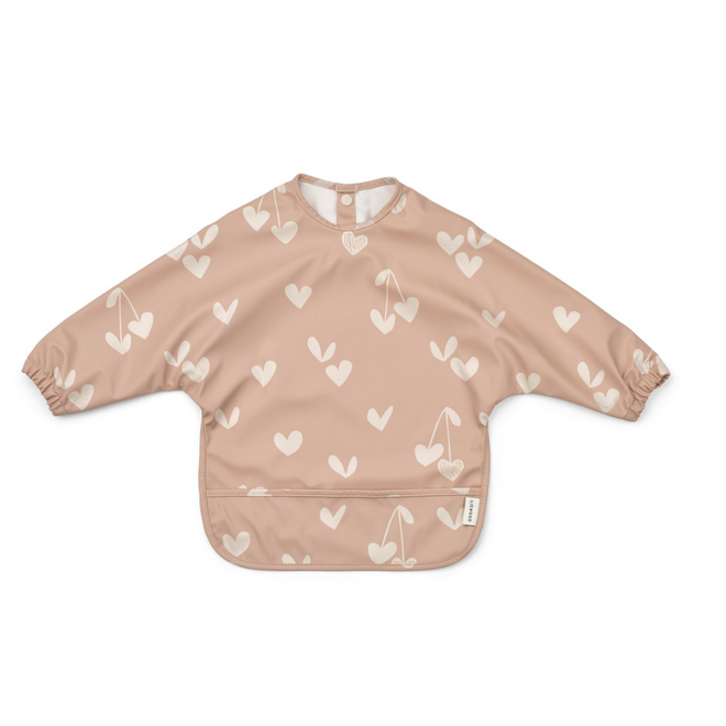 Liewood - Merle printed cape bib Sweethearts / pale tuscany