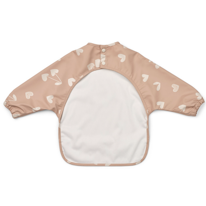 Liewood - Merle printed cape bib Sweethearts / pale tuscany