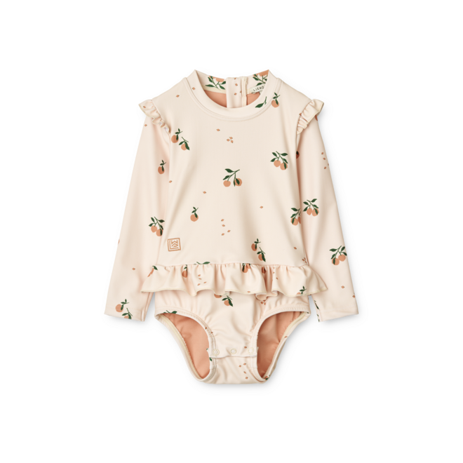 Liewood - Sille Baby Printed Swimsuit Peach