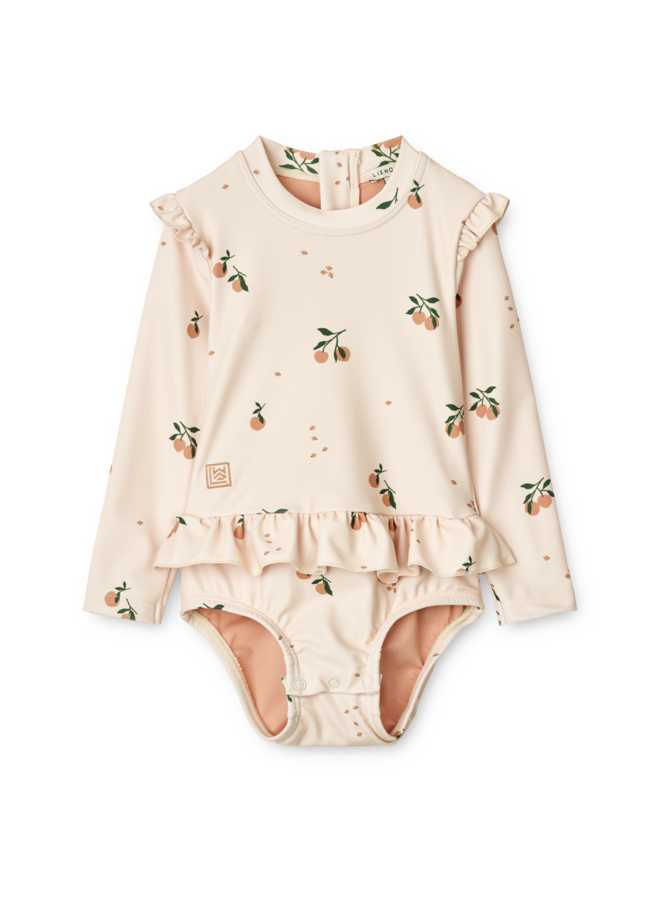 Liewood - Sille Baby Printed Swimsuit Peach
