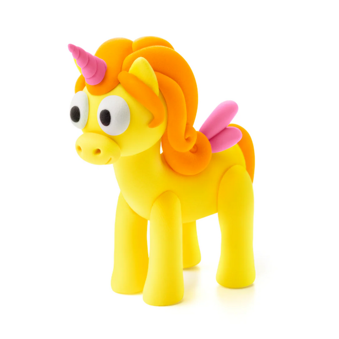 Hey Clay - Air dry clay Rainbow unicorn Sunny (3 cans)