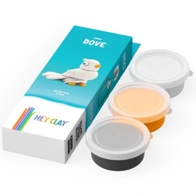 Hey Clay - Air dry clay Dove (3 cans)