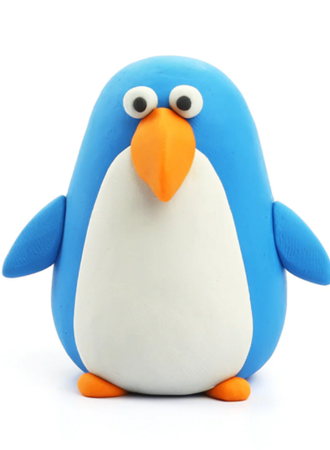 Hey Clay - Air dry clay Penguin (3 cans)