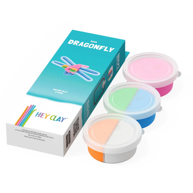 Hey Clay - Air dry clay Libelle (3 cans)