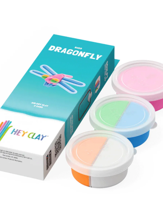 Hey Clay - Air dry clay Libelle (3 cans)