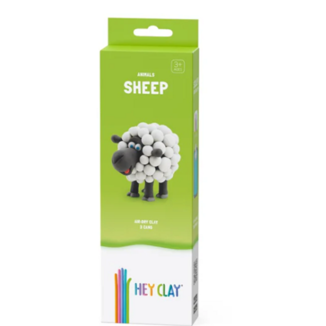 Hey Clay - Air dry clay -  Farm animals sheep (3 cans)