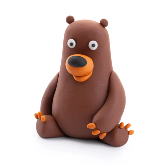 Hey Clay - Air dry clay Forest animals bear (3 cans)