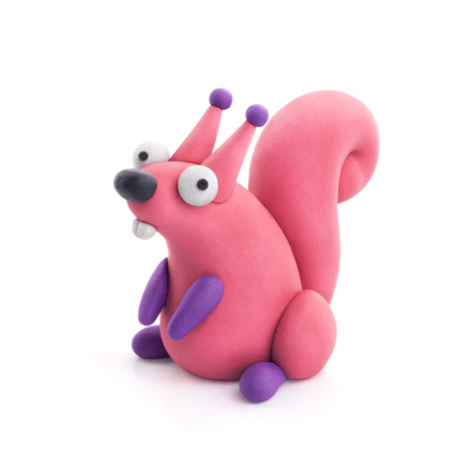 Hey Clay - Air dry clay Forest animals squirrel (3 cans)