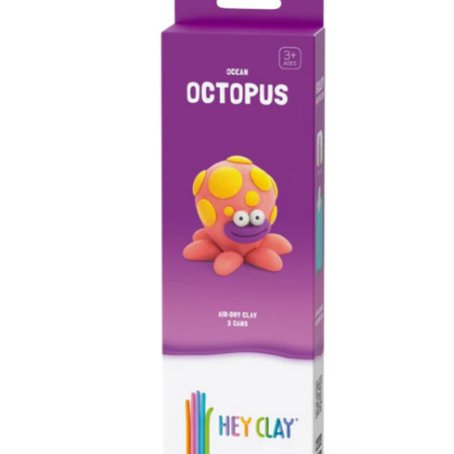 Hey Clay - Air dry clay Ocean octopus (3 cans)