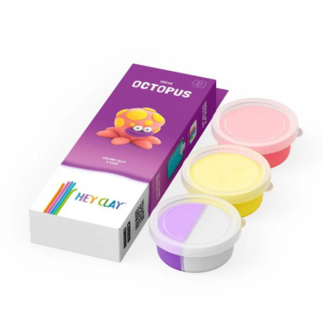 Hey Clay - Air dry clay Ocean octopus (3 cans)