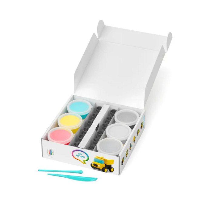 Hey Clay - Air dry clay Construction  (12 cans)