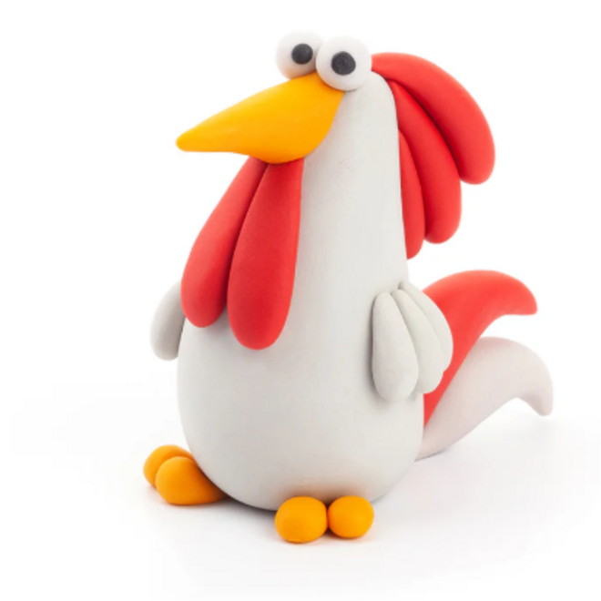 Hey Clay - Air dry clay Farm birds  (15 cans)