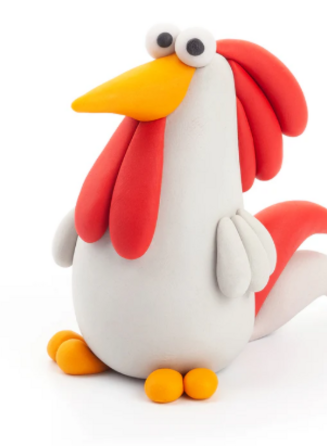 Hey Clay - Air dry clay Farm birds  (15 cans)