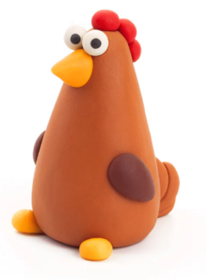 Hey Clay - Air dry clay Farm birds  (15 cans)