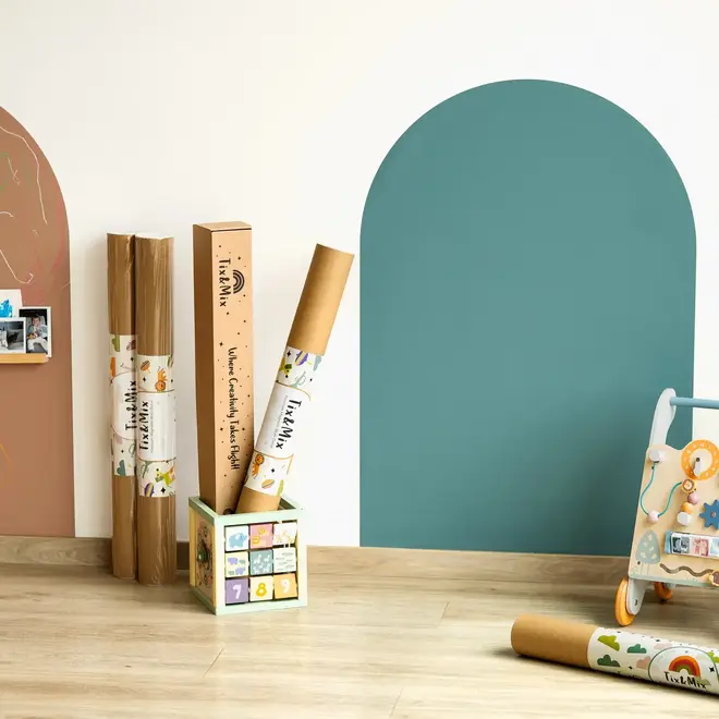 Tix & Mix - Magnetic wall decal Brown sugar