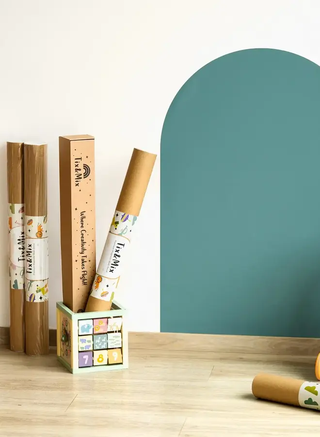 Tix & Mix - Magnetic wall decal Brown sugar