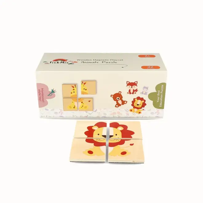 Tix & Mix - Magnetic playset animals