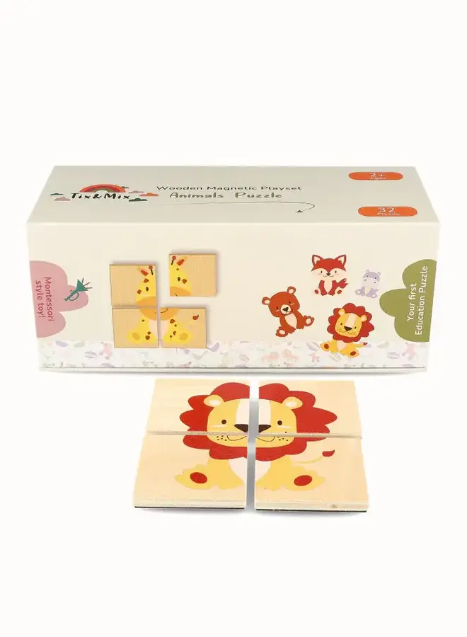 Tix & Mix - Magnetic playset animals