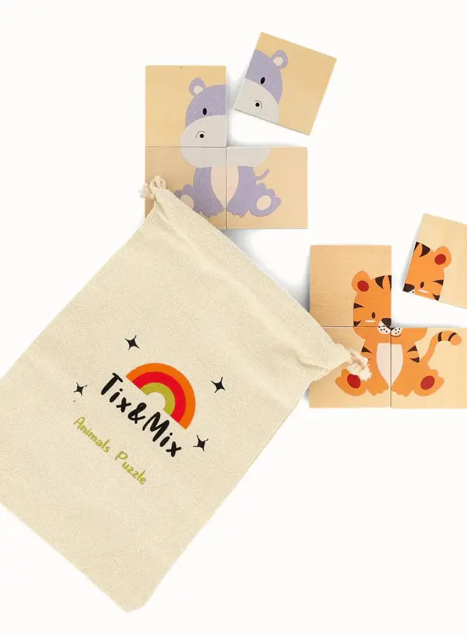 Tix & Mix - Magnetic playset animals