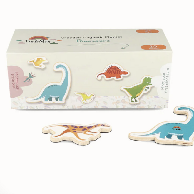 Tix & Mix - Magnetic playset dinosaurs