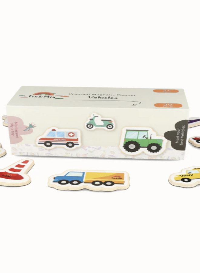 Tix & Mix - Magnetic playset vehicles