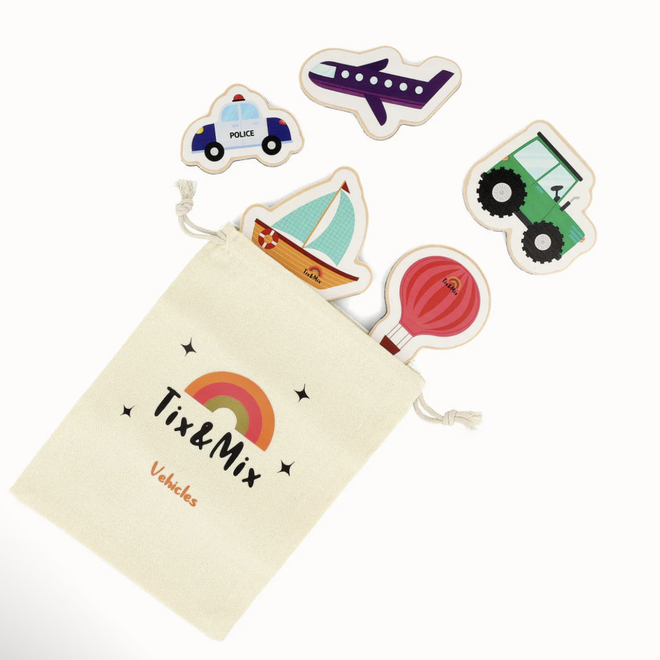 Tix & Mix - Magnetic playset vehicles