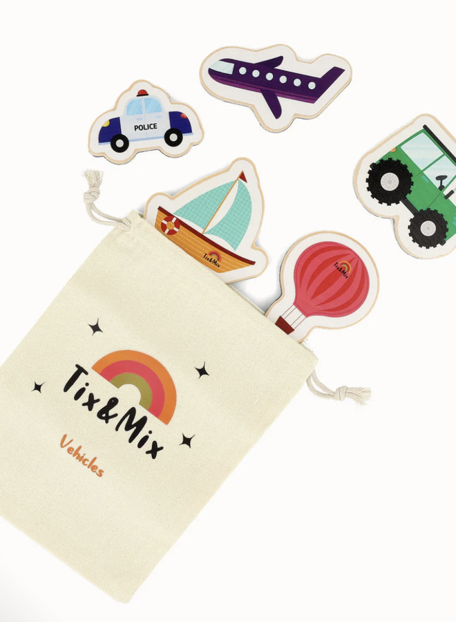 Tix & Mix - Magnetic playset vehicles