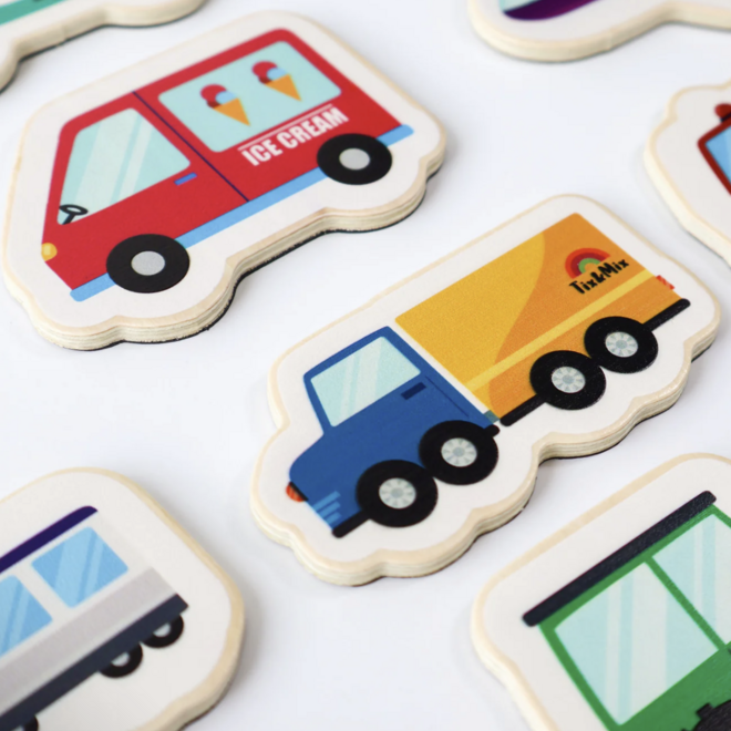 Tix & Mix - Magnetic playset vehicles