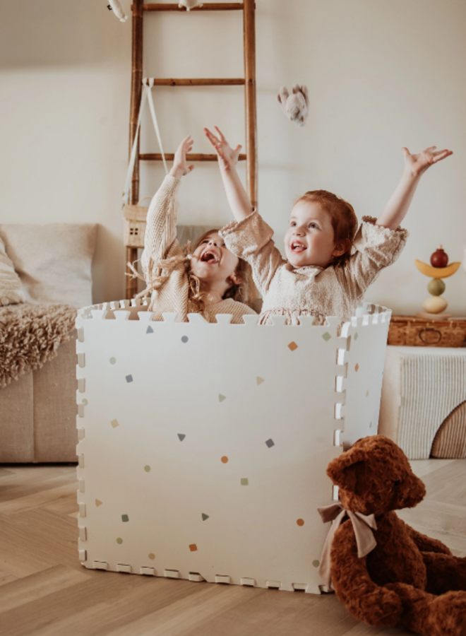 Play & Go - Puzzlemat, storage box & mini house - worldmap