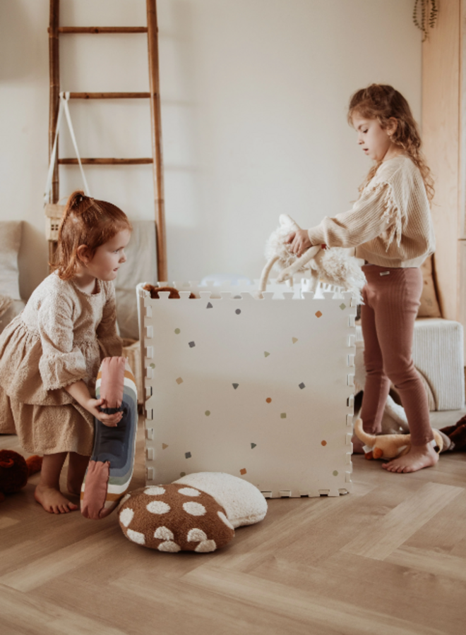Play & Go - Puzzlemat, storage box & mini house - worldmap