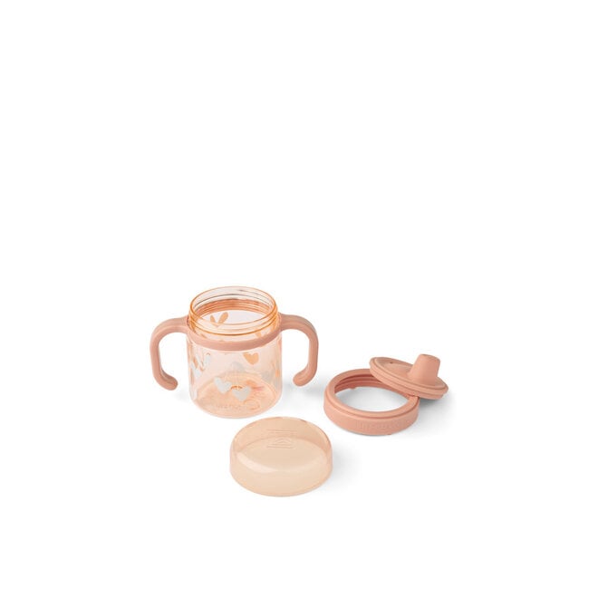 Liewood - Kylo Tritan Sippy cup 280ml -  Sweethearts pale tuscany