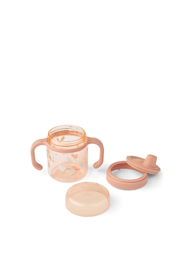 Liewood - Kylo Tritan Sippy cup 280ml -  Sweethearts pale tuscany