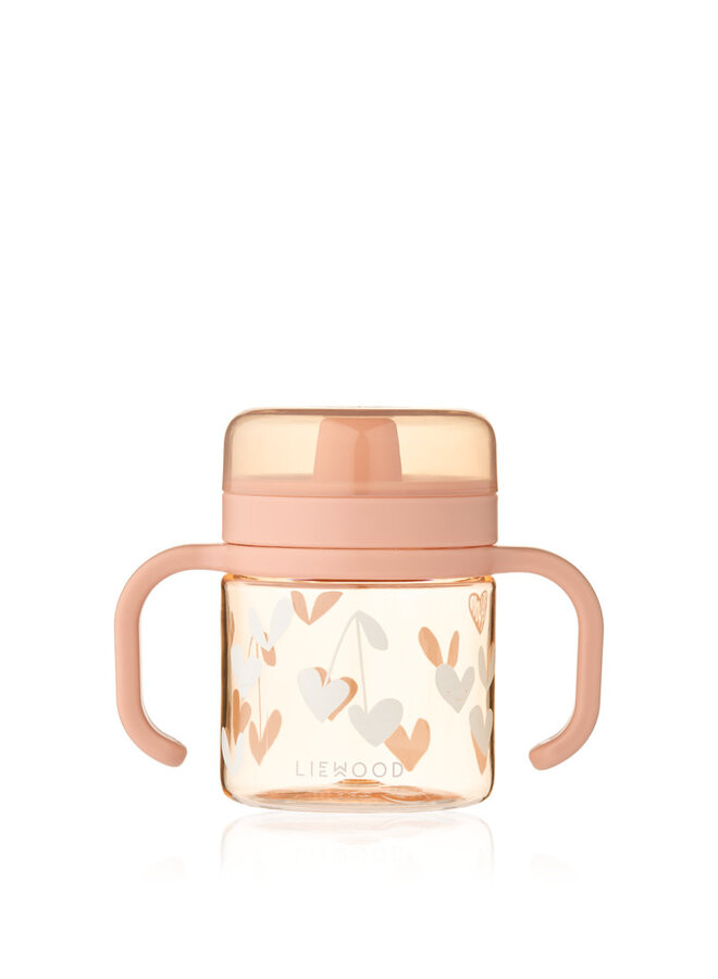 Liewood - Kylo Tritan Sippy cup 280ml -  Sweethearts pale tuscany