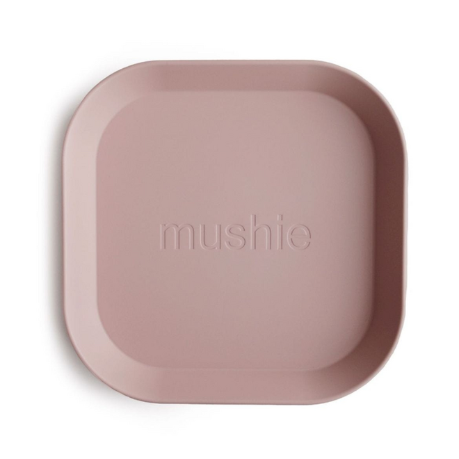 Mushie - Plates square - Blush