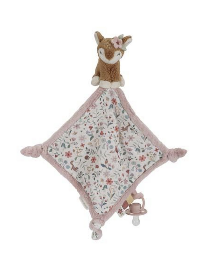 Little Dutch - Knuffeldoekje print Hert - Roze - Fairy Garden