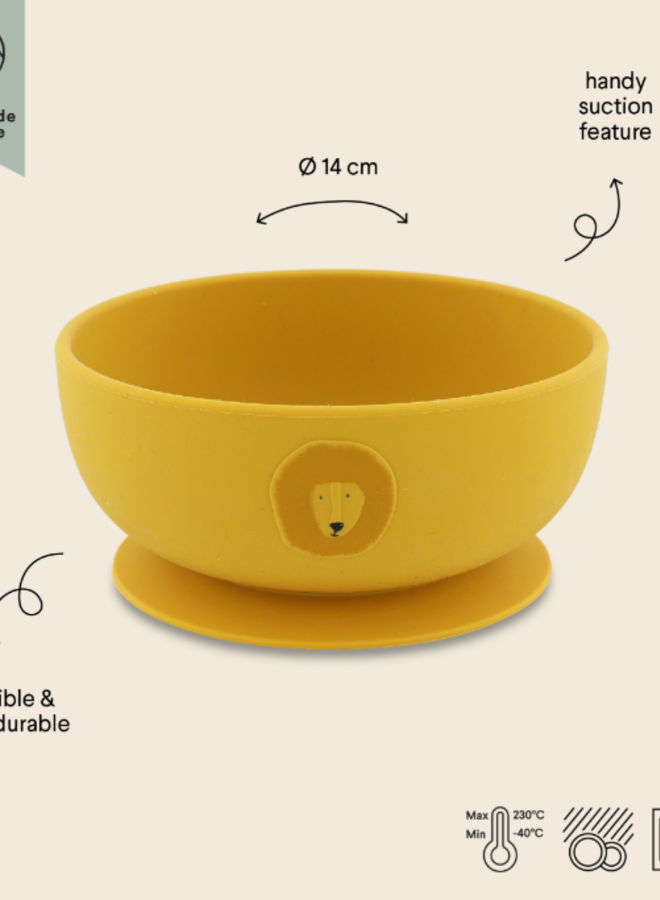 Trixie - Silicone bowl with suction Lion
