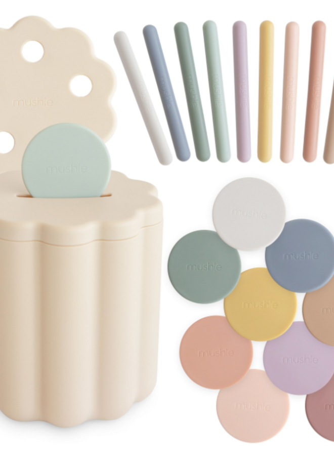Mushie - Coin and tube sorting set